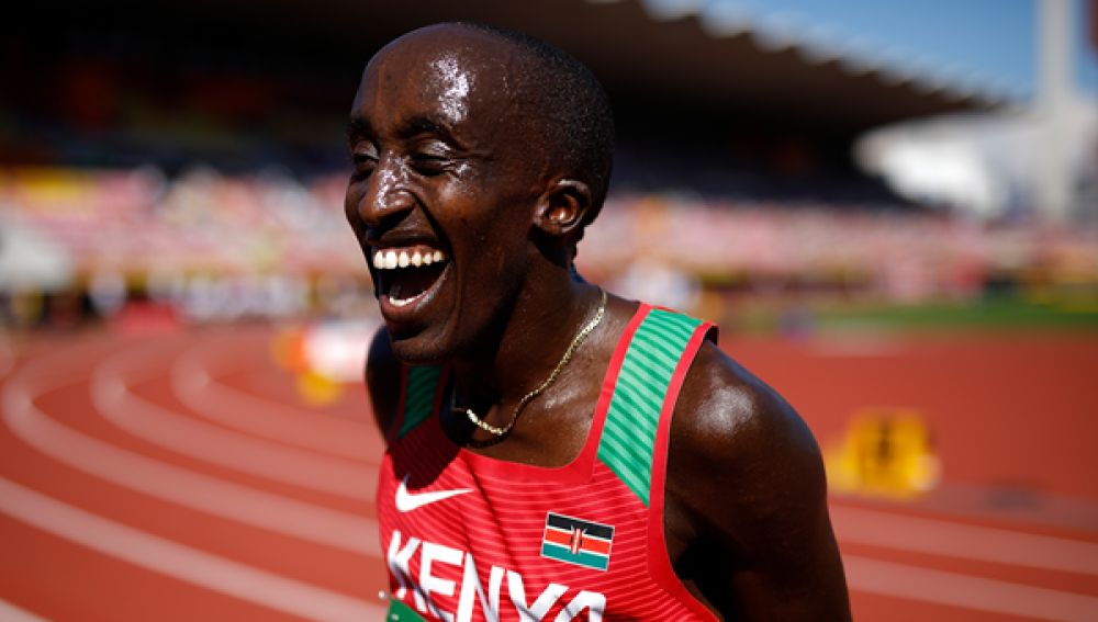 El atleta Edward Zakayo Pingua