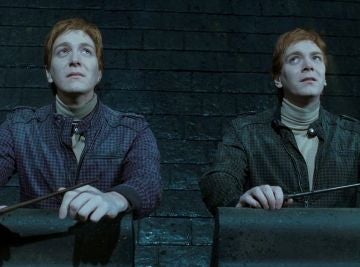 Fred y George Weasley en 'Harry Potter'