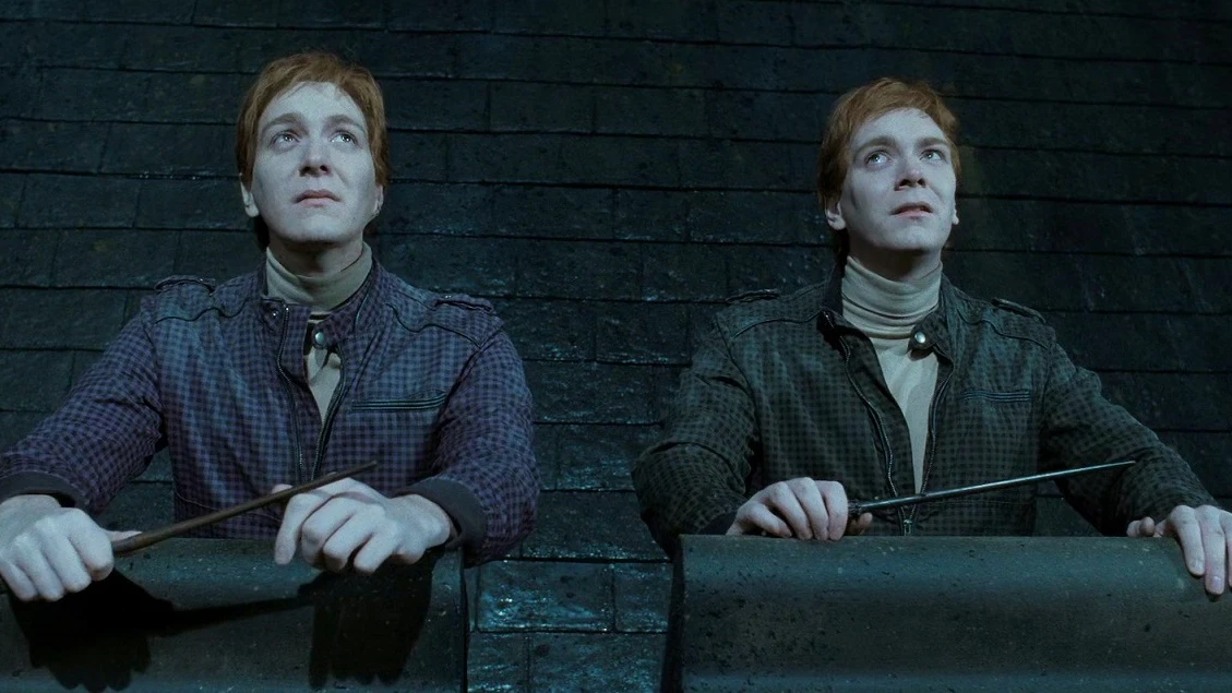 Fred y George Weasley en 'Harry Potter' Fred y George Weasley en 'Harry Potter'