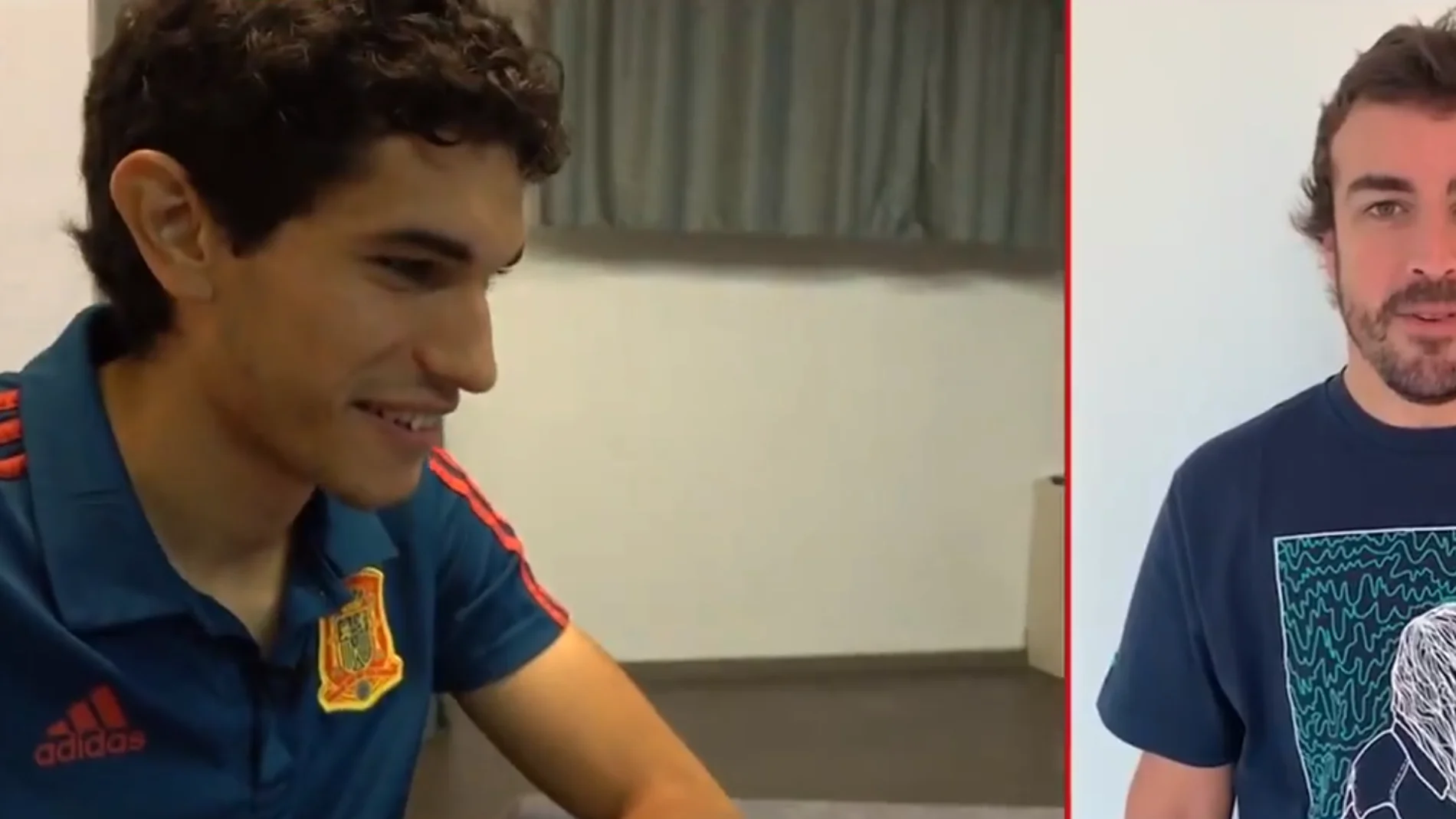 Vallejo escucha el mensaje de Fernando Alonso Vallejo escucha el mensaje de Fernando Alonso