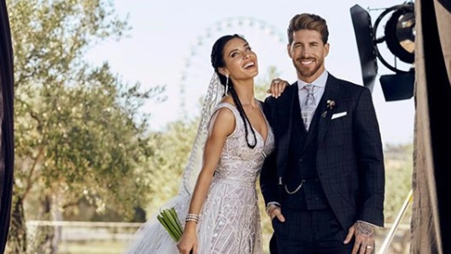 Pilar Rubio y Sergio Ramos el día de su boda Pilar Rubio y Sergio Ramos el día de su boda