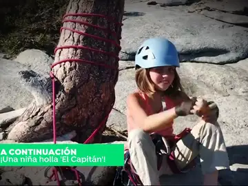 Una niña de diez años lograr escalar 'El Capitán' en Yosemite Una niña de diez años lograr escalar 'El Capitán' en Yosemite