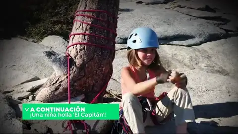 Una niña de diez años lograr escalar 'El Capitán' en Yosemite Una niña de diez años lograr escalar 'El Capitán' en Yosemite