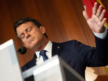El ex primer ministro francés Manuel Valls El ex primer ministro francés Manuel Valls