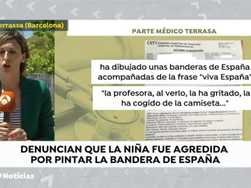 Unos padres denuncian la supuesta agresión de una profesora a su hija por pintar una bandera de España en Tarrasa
