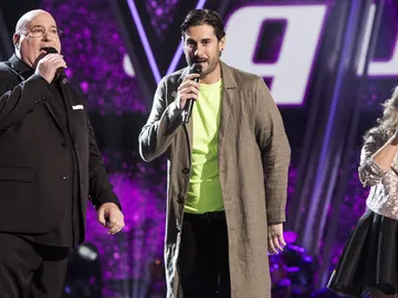 Semifinal: Melendi canta ‘No dudaría’ con Xavi Garriga y Adriana Ceballos en ‘La Voz Senior’ Semifinal: Melendi canta ‘No dudaría’ con Xavi Garriga y Adriana Ceballos en ‘La Voz Senior’
