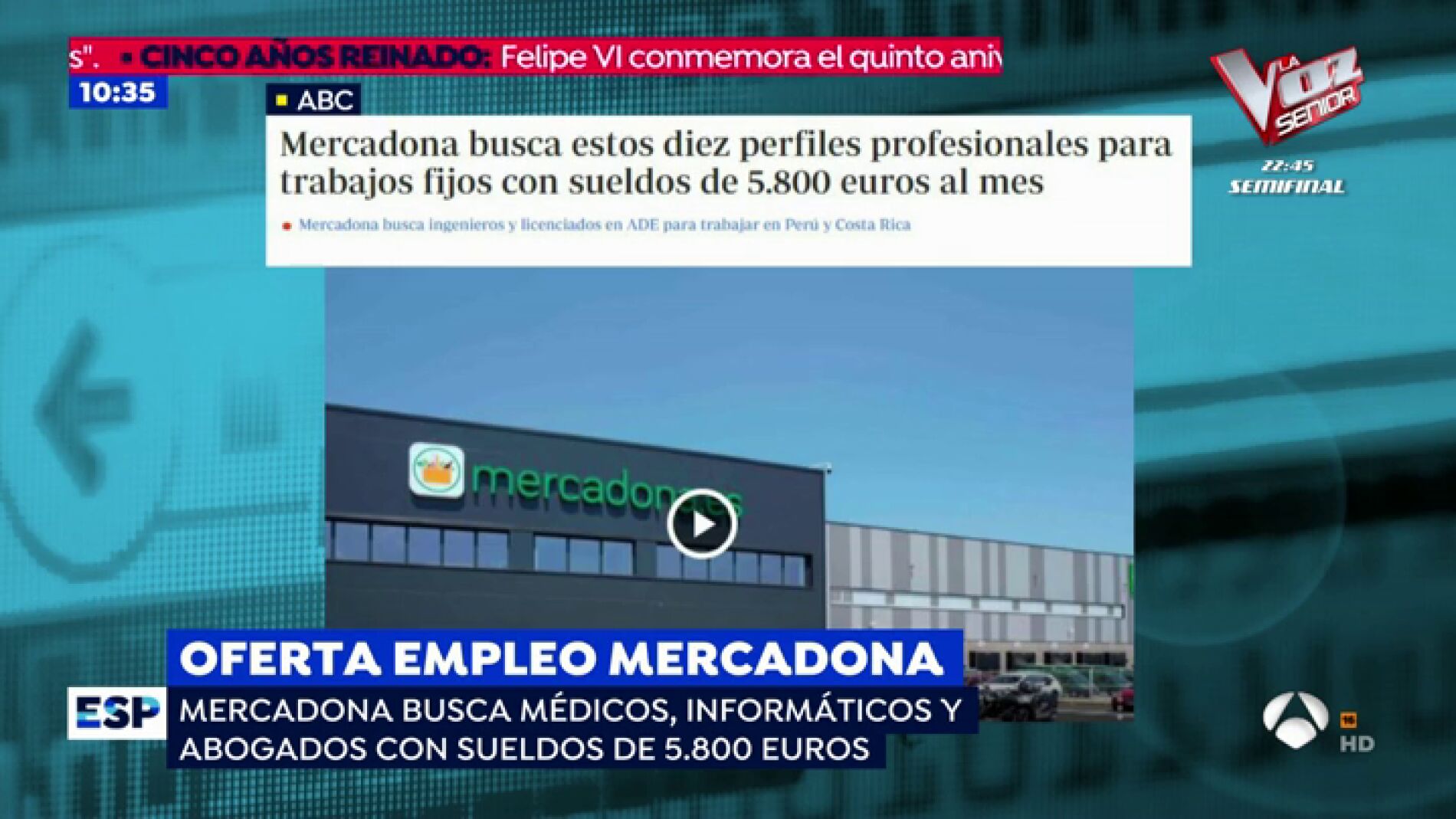 Oferta de empleo en Mercadona.