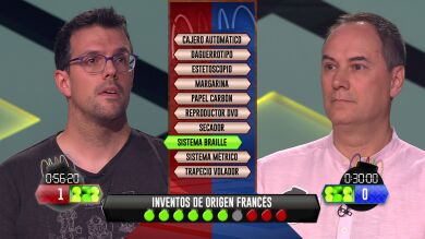 Raúl y Erundino, protagonistas de un empatadísimo duelo en la bomba estratégica de '¡Boom!'