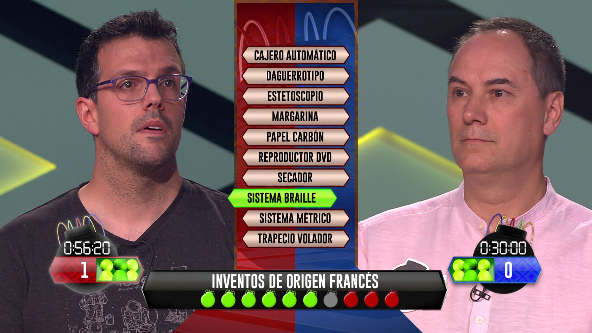 Raúl y Erundino, protagonistas de un empatadísimo duelo en la bomba estratégica de '¡Boom!'