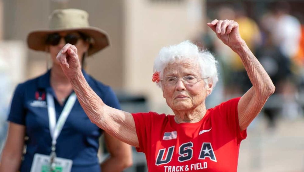 Julia Hawkins, tras una carrera