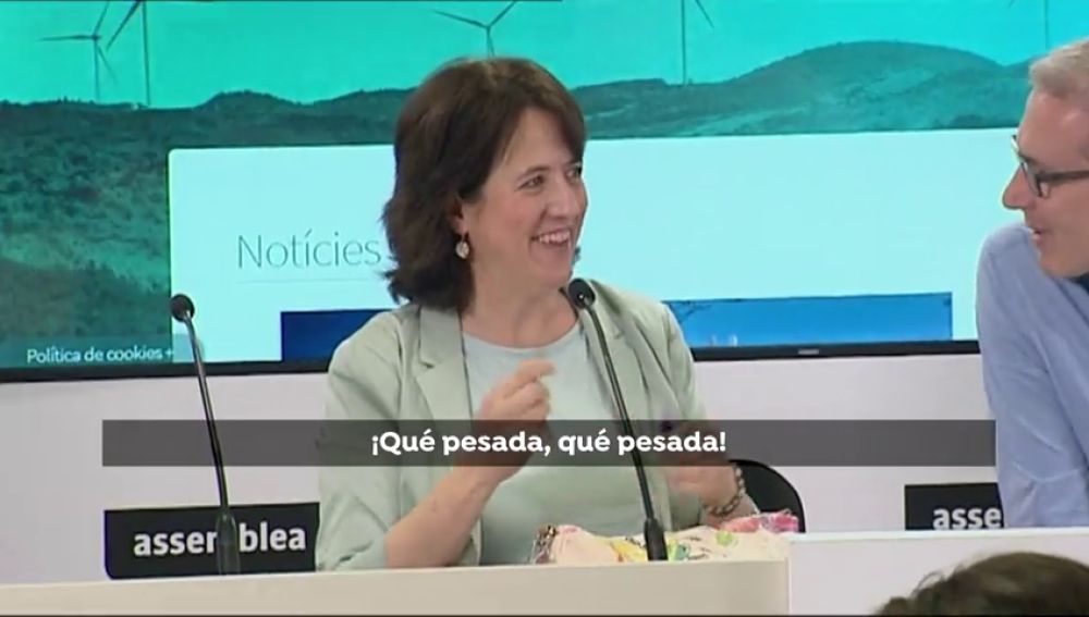 La presidenta de la Asamblea Nacional Catalana, Elisenda Paluzie