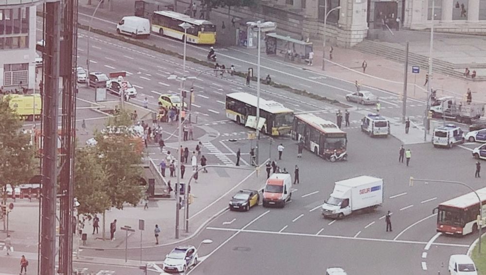 Accidente en Barcelona