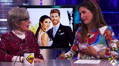Nuria Roca confiesa en 'El Hormiguero 3.0' el verdadero motivo de la prohibición de colores en la boda de Pilar Rubio y Sergio Ramos