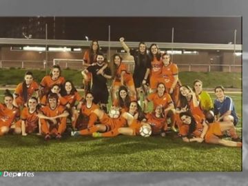 El equipo femenino 'Gigantes' denuncia un trato diferencial con los chicos: pagan 150€ más que ellos y utilizan menos el campo