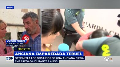 Los vecinos sospechaban que los hijos que habían emparedado a su madre en Teruel escondían a la anciana en casa