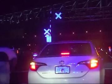 El coche que escapó del control policial