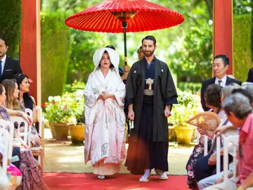 María León y Dani Rovira en 'Los Japón' María León y Dani Rovira en 'Los Japón'