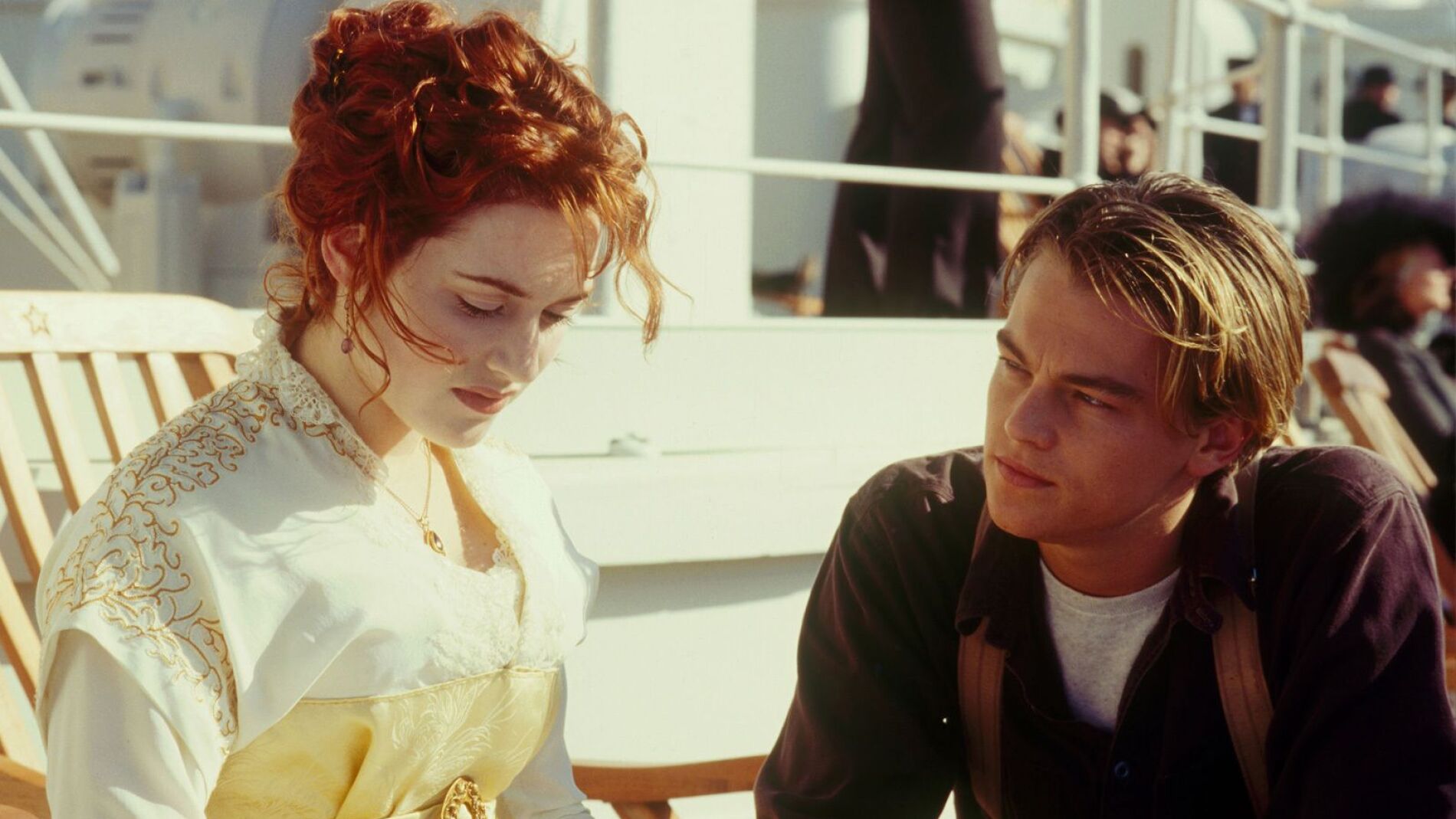 Kate Winslet y Leonardo DiCaprio en 'Titanic'