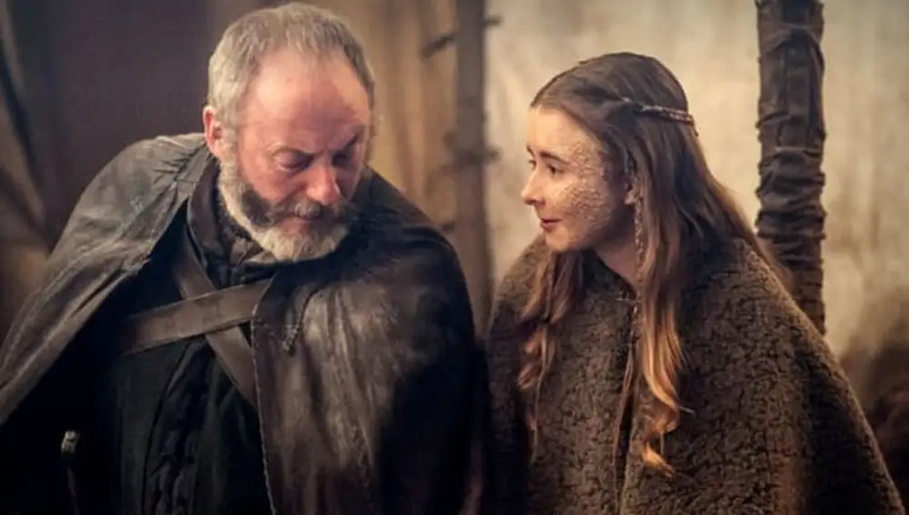 Ser Davos y Shireen Baratheon