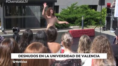 Teatro con desnudo en la Universidad e Valencia