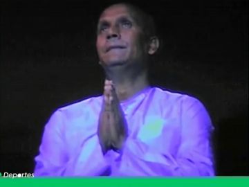 El maestro espiritual Sri Chinmoy y su elenco de fieles en la carrera más larga del mundo: "Lo tenemos, podemos hacerlo"