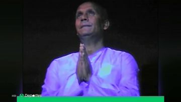 El maestro espiritual Sri Chinmoy y su elenco de fieles en la carrera m&aacute;s larga del mundo: "Lo tenemos, podemos hacerlo"