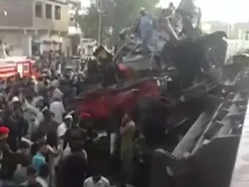 Accidente de trenes en Pakistán Accidente de trenes en Pakistán