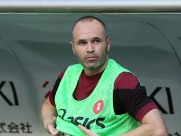 Andrés Iniesta, durante un partido Andrés Iniesta, durante un partido