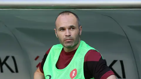 Andrés Iniesta, durante un partido Andrés Iniesta, durante un partido