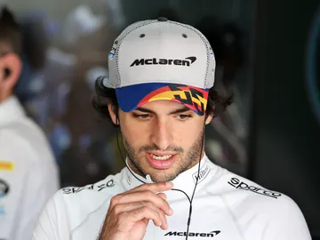 Carlos Sainz, en un Gran Premio Carlos Sainz, en un Gran Premio