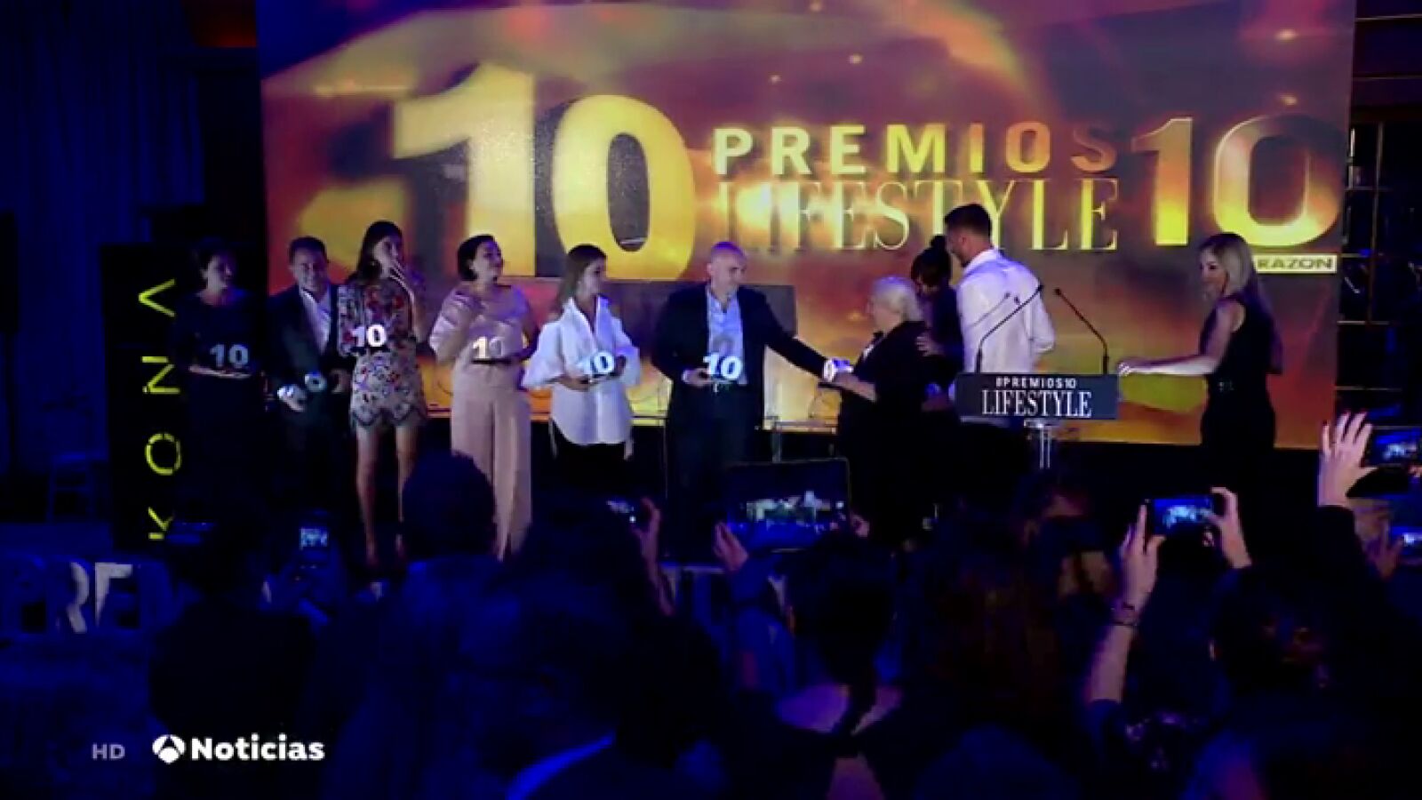 Los Premios 10 Lifestyle galardonan a Julio Maldonado, Ayanta Barilli y Natalia Verbeke, entre otros