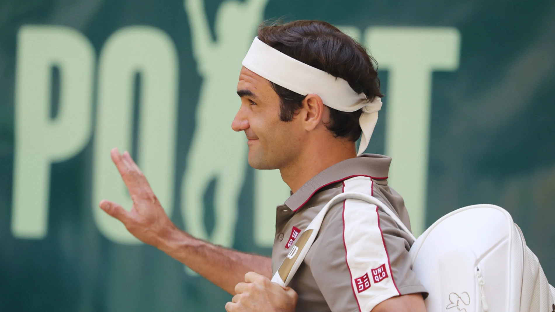 Roger Federer, en un partido Roger Federer, en un partido