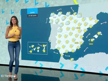 El lunes, precipitaciones fuertes en Asturias y norte de León