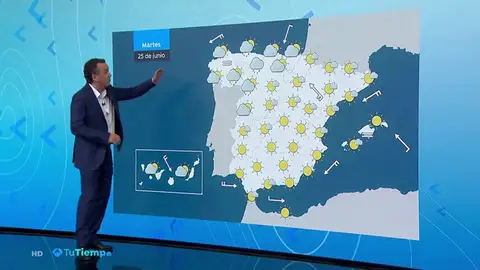 Suben ya las temperaturas como anticipo de la ola de calor que entrará el miércoles Suben ya las temperaturas como anticipo de la ola de calor que entrará el miércoles