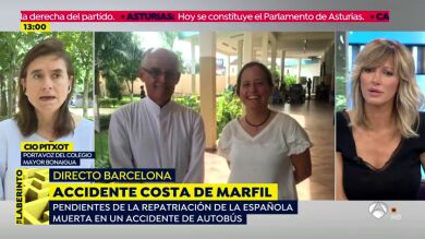 Teresa Cardona, fallecida en Costa de Marfil: 