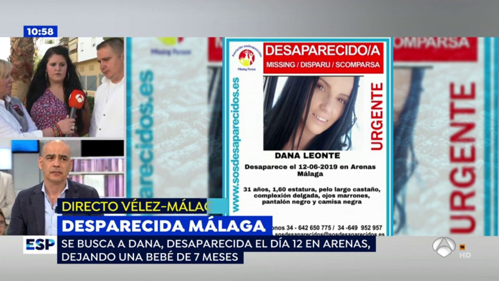Se busca a Dana, una madre de 31 años desaparecida en Málaga que ha dejado un bebé de 7 meses
