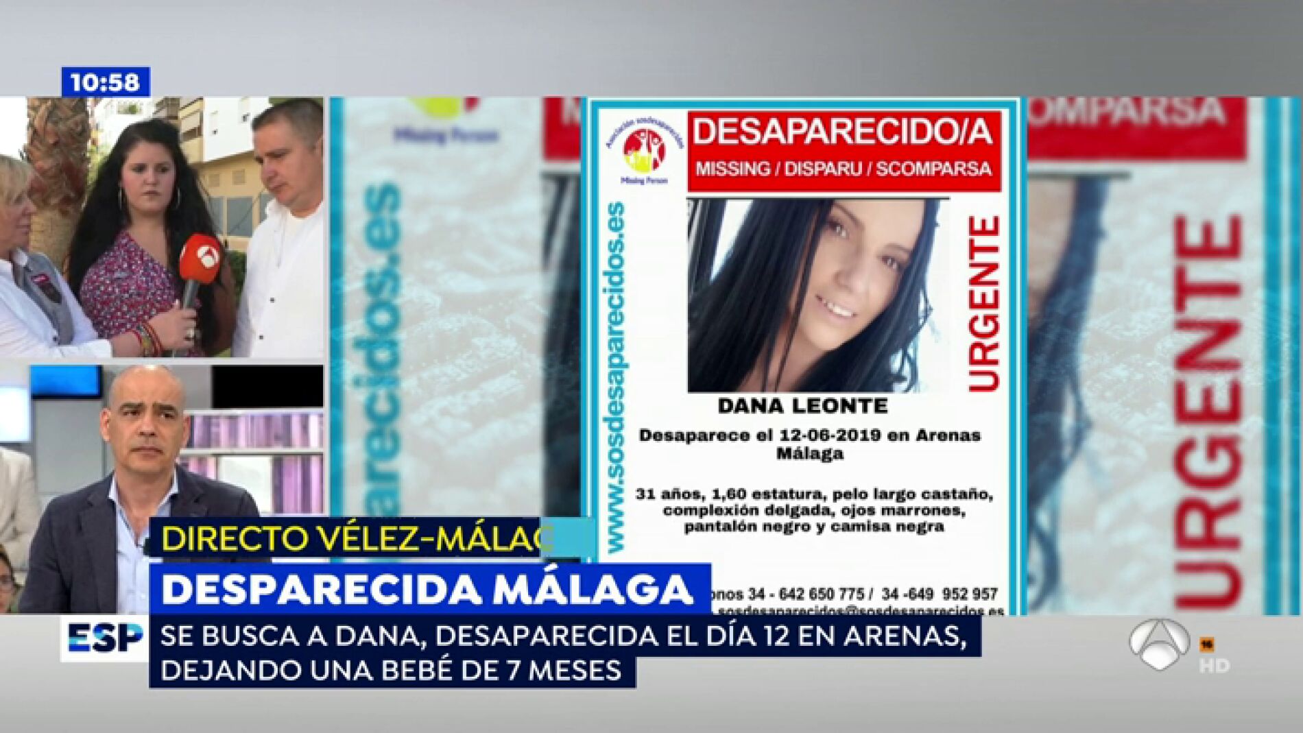 Desaparecida en M&aacute;laga.