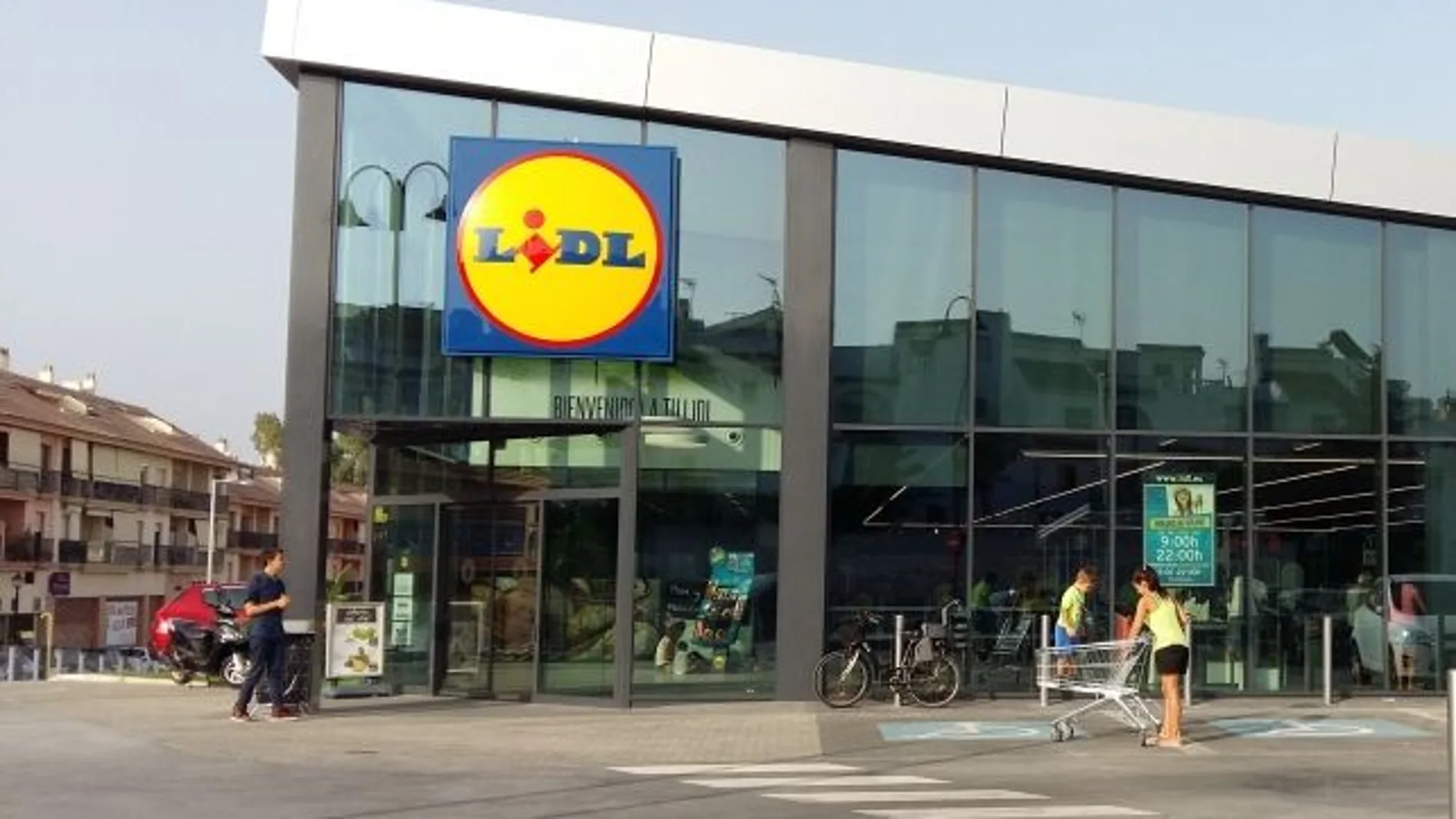 Imagen de un supermercado Lidl Imagen de un supermercado Lidl