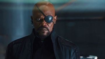 Samuel L. Jackson como Nick Fury Samuel L. Jackson como Nick Fury