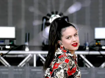 Rosalía en una de sus últimas actuaciones Rosalía en una de sus últimas actuaciones