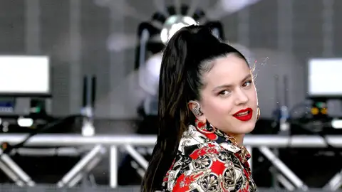 Rosalía en una de sus últimas actuaciones Rosalía en una de sus últimas actuaciones