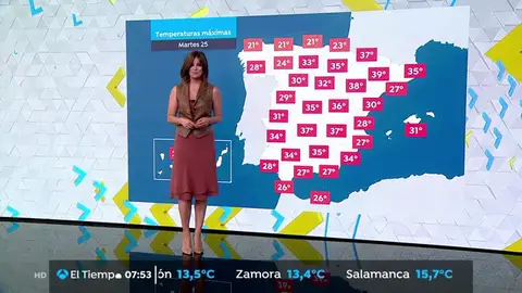 Cielo despejado en casi toda la península y gran ascenso de las temperaturas Cielo despejado en casi toda la península y gran ascenso de las temperaturas