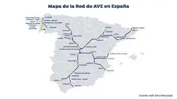 Mapa de vías Renfe Mapa de vías Renfe