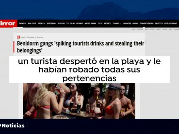 'Fake news' sobre Benidorm en la prensa inglesa: aseguran que hay bandas que drogan a turistas