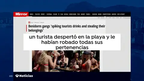 'Fake news' sobre Benidorm en la prensa inglesa: aseguran que hay bandas que drogan a turistas 'Fake news' sobre Benidorm en la prensa inglesa: aseguran que hay bandas que drogan a turistas