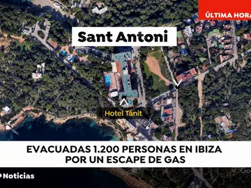 Más de 1.000 personas evacuadas por un escape de gas en Ibiza Más de 1.000 personas evacuadas por un escape de gas en Ibiza