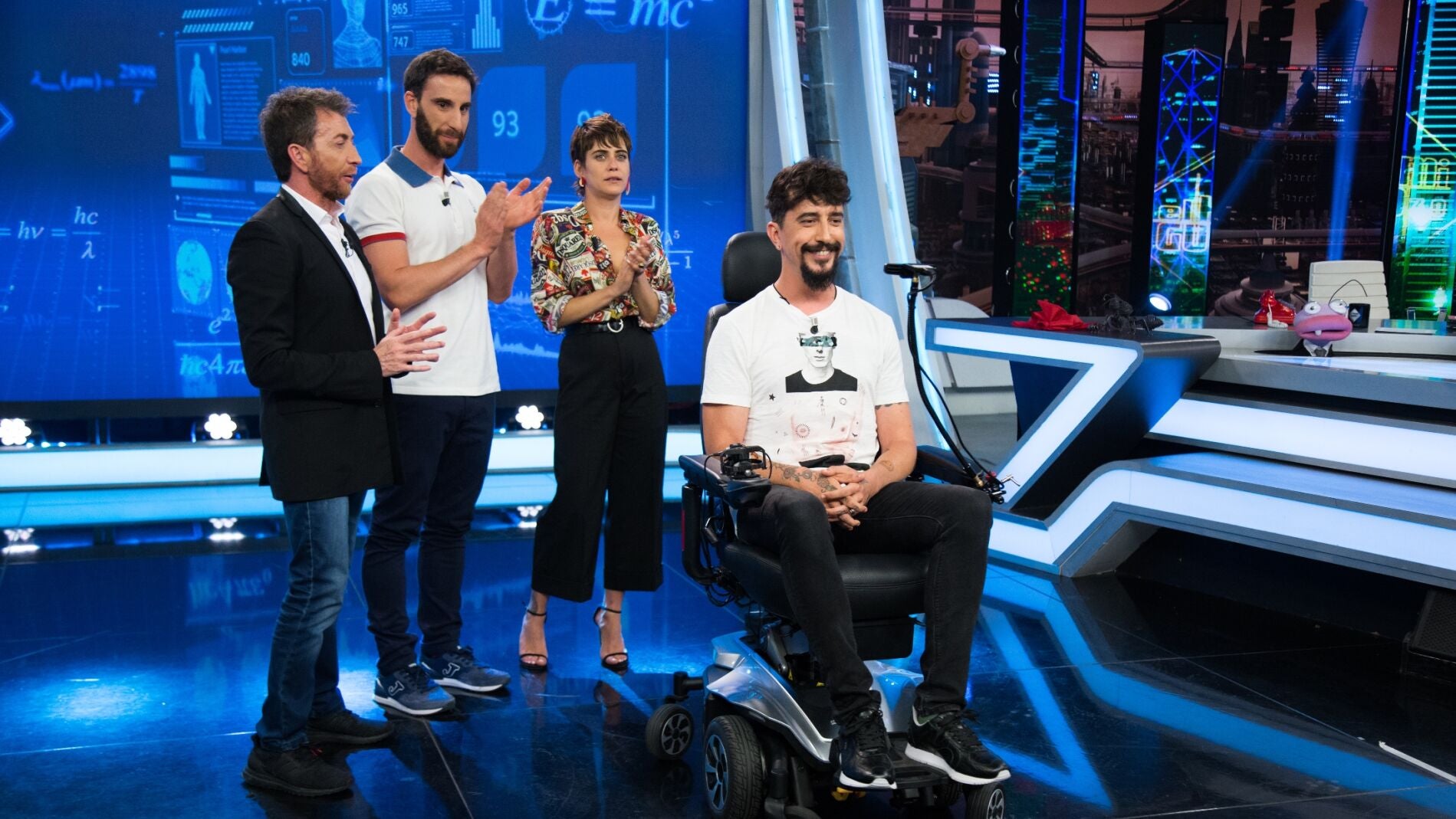 Marr&oacute;n trae a &lsquo;El Hormiguero 3.0&rsquo; la maravillosa silla de ruedas que se desplaza con movimientos de la cara