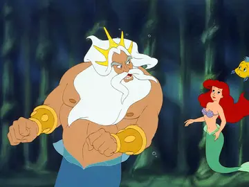 Tritón en 'La Sirenita' Tritón en 'La Sirenita'