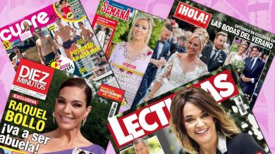 El vestido de novia de Belén Esteban, Lidia Torrent pillada con el ex de Lara Álvarez y el embarazo de Toñi Moreno 