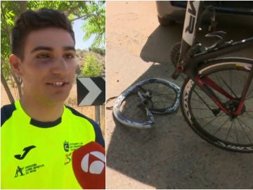 Brutal accidente del campeón cadete de España de ciclocross